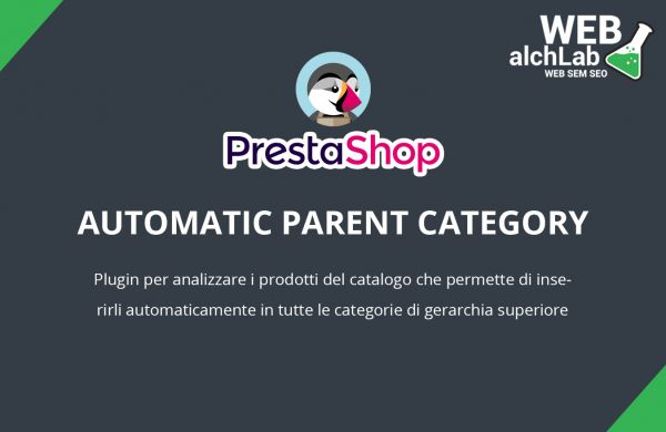 Modulo “Automatic Parent Category” per Prestashop