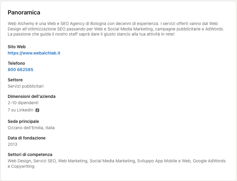 come gestire la pagina linkedin aziendale