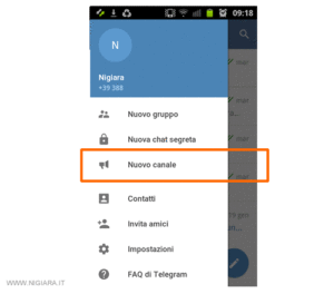 come usare telegram