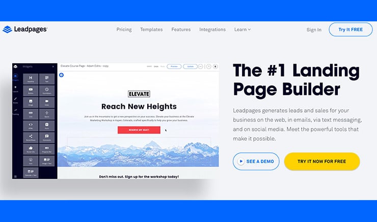 come creare una landing page
