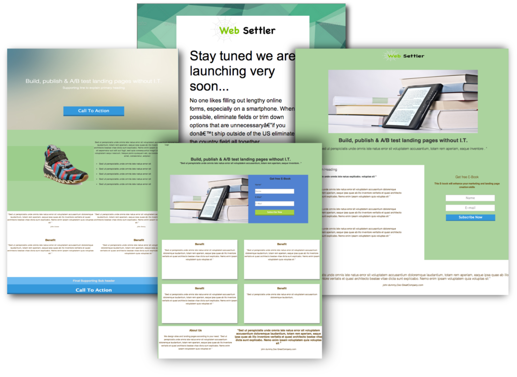 come creare una landing page