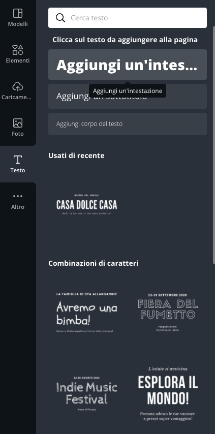 come usare canva