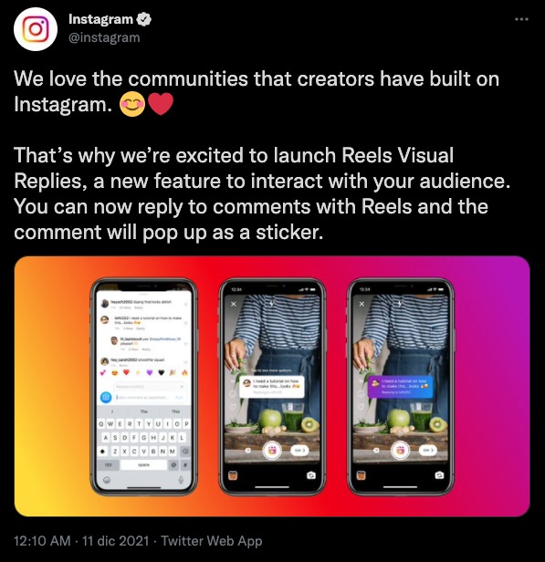 instagram tiktok