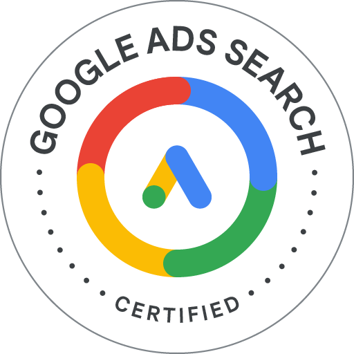 badge Certificato Google Ads Search