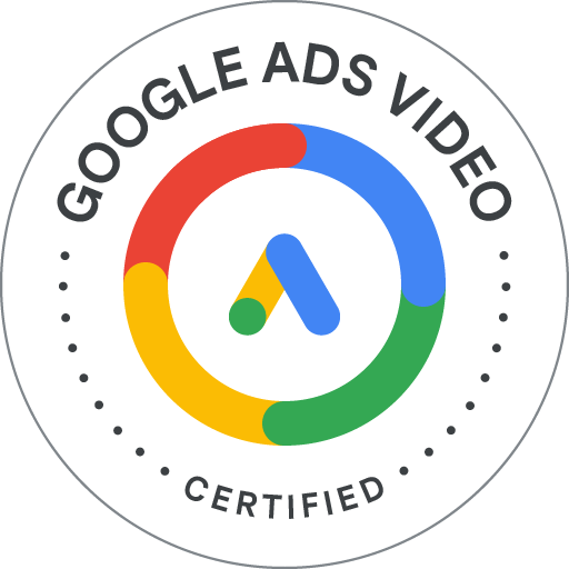 badge Certificato Google Ads Video