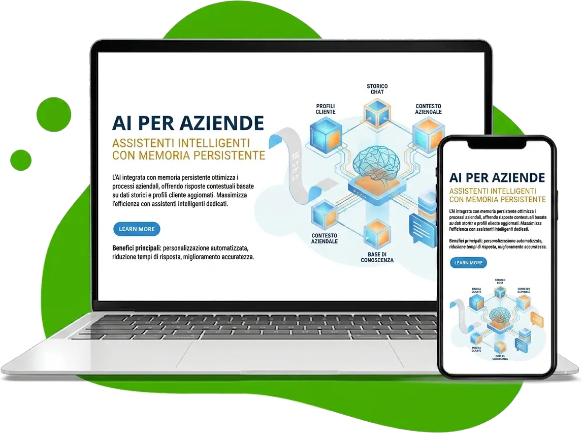 ai per aziende assistenti intelligenti con memoria persistente